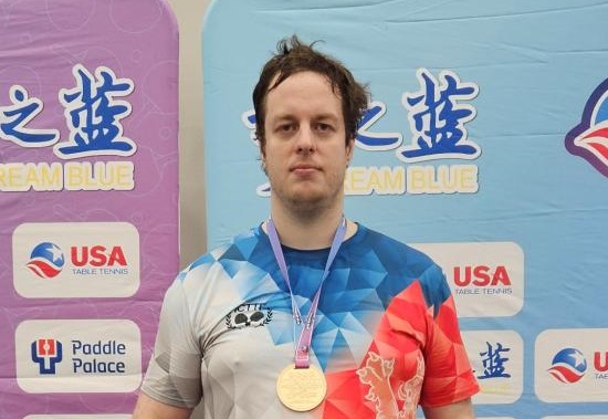 Medailista Marek Záškodný z US Open 2024